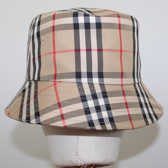 NWT Burberry Heavy Check Bucket Hat L main image 12